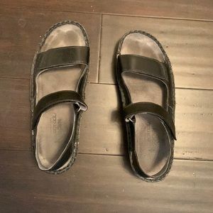 Black Naot sandals